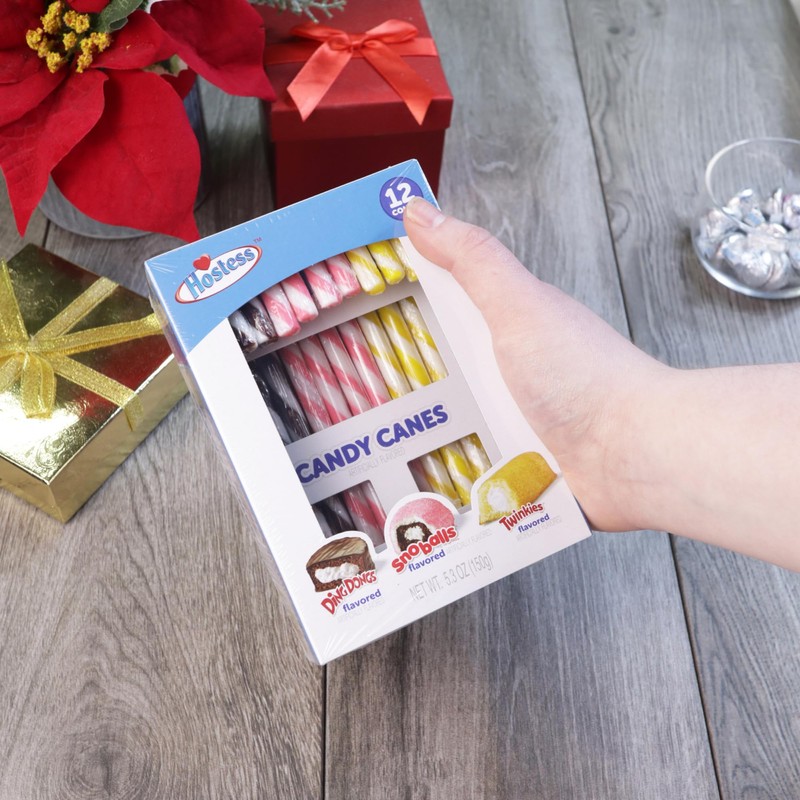 Hostess Assorted Candy Canes - Ding Dongs, Snoballs, and Twinkies