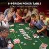 79 x 36 Inch Foldable Poker Table Top, Rectangular Poker