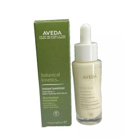 Aveda Botanical Kinetics Instant Luminizer Snow Lotus + Alpha Serum 1 oz NIB