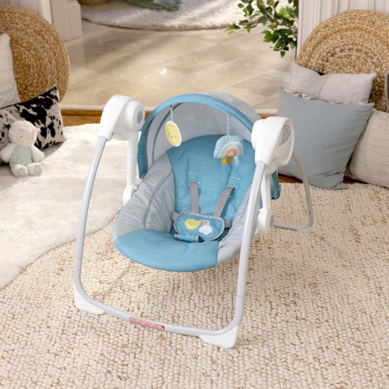 Ingenuity: ity by Ingenuity Sun Valley Canopy Portable Swing -