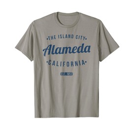 Alameda California Vintage Minimalist Souvenir CA Alameda T-Shirt