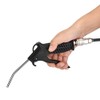 Black Air Duster Gun Pneumatic Wind Blowing Kit Set with