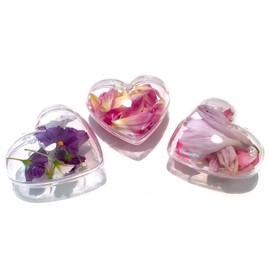 CRYSTAL KING Pack of 10 Acrylic Balls Hearts 10 cm Large Craft Balls Acrylic Ball Transparent Separable Transparent Plastic Ball Acrylic Heart Acrylic Ball Acrylic Balls Acrylic Balls 100 mm