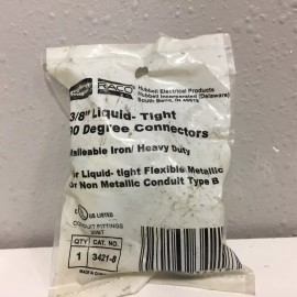 Raco 3421-8 3/8" Dia. Malleable Iron/Steel Electrical Conduit El for Type B 15