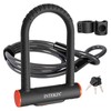 INTEKIN Bike U Lock Heavy Duty Lock, 16mm U Lock