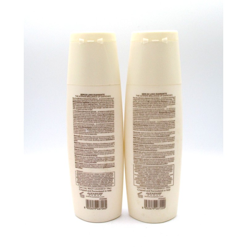ALFAPARF MILANO Lot/2 Alfaparf Semi Di Lino Diamond Illuminating Shampoo