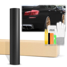 24"x60" (2FTx5FT) Black Ultra Matte Flat Vinyl Wrap Auto Car Sticker Decal Film Sheet Bubble Free Air Release Technology with Tool Kit