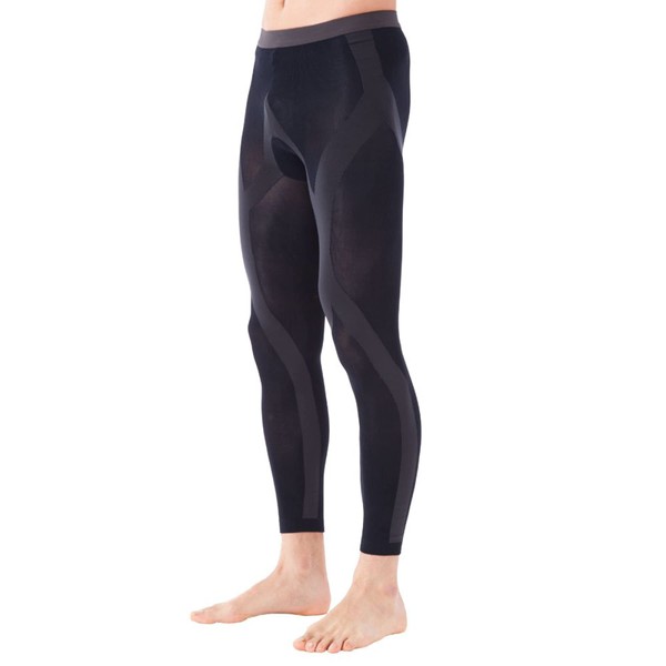 Runtage Athletic Trainer PRO Version 2 IF10C Sports Tights, Sweat Absorbent, Quick Drying, 99% UV Protection,, gray