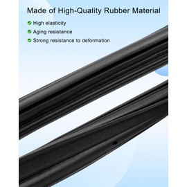 Rear Trunk Lid Weatherstrip Seal Fit for Toyota Camry 2007-2016 & RAV4 2009-2014, Sound Insulation Car Rubber Seal Weather Strip Replace 64461-06060 64461-33070