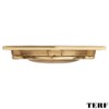 TERF® Traditional Vintage Polished Brass Flush Drop Pull Handle 90mm