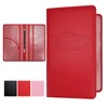 Car Registration and Insurance Card Holder, Leather License Document Red