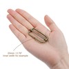 sourcing map Sliding Buckles Metal Rectangle Adjuster Triglides Sliding Buckles