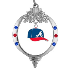 Braves Baseball Cap Ornament