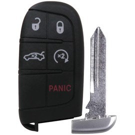 BSDLIET Update Car Key Fob Fit for Chrysler 300 Dodge Charger 2011-2018, for Challenger 2015-2018, for Dart 2014-2016, Keyless Entry Remote Control M3N-40821302, Replace 68155687AB, 68394191AA