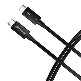WAVLINK Thunderbolt 5 Cable, 120Gbps Fast Data Transfer and 240W Power Delivery USB-C Cable, 8K/16K Display Support, Backwards Compatible TB4/3/USB4/3, Ideal for Gaming, Laptops, Monitors and Docks
