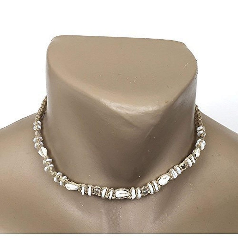 Zero Gravity Hawaii Hawaiian Shell and Puka Shell Hemp Bead