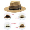masanoya Mesh Class Wide Brim Straw Panama Fedora Hat Jazz