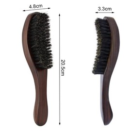 Juliyeh Mens Womens Boar Bristle Hair Brush Magic Wave Brush Mens Paddle Hair Brush Use in Wet and Dry Hair for Man, Women, Boys, Girls