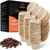 300 Count Fanativita Paper Coffee Filters Disposable with Genius Lid