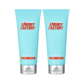 Flower Boy 에너지팩토리 맨즈 포어 딥 클렌징 폼 200ml X 2개 Energy Factory Men's Pore Deep Cleansing Foam 200ml X 2 pcs