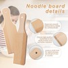Gnocchi Board with Handle, Pasta Board Gnocchi, Natural Beech Wood