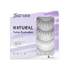 justcoco Natural False Eyelashes, Transparent Axis, False Eyelashes, Upper Eyelashes,