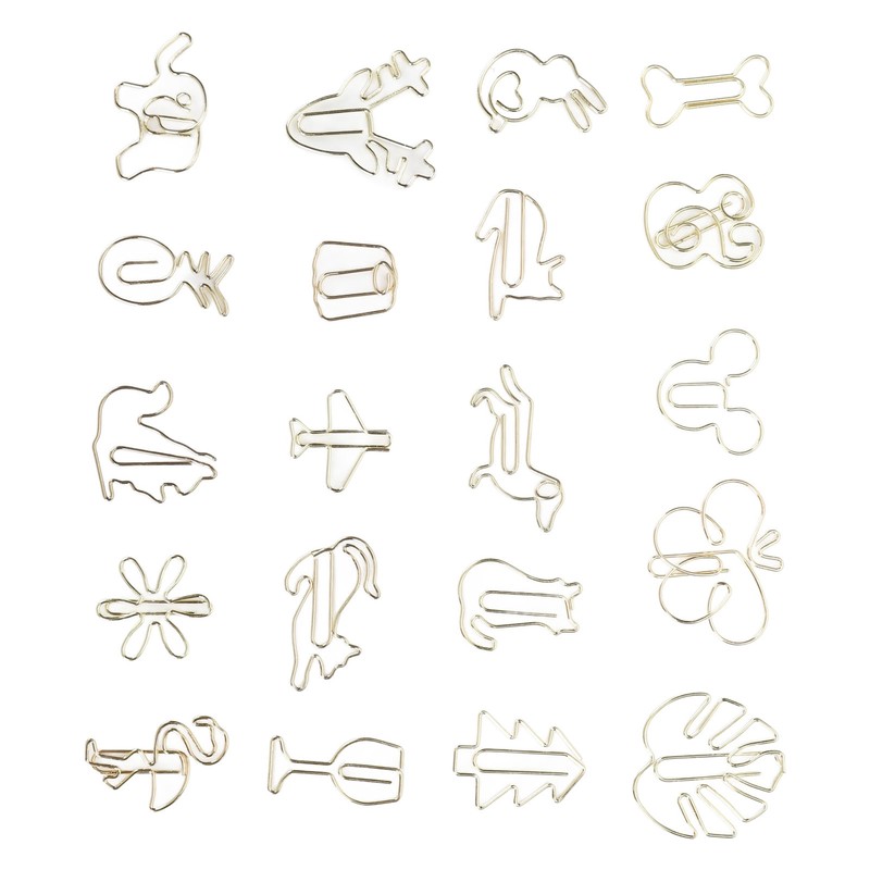 100 Pcs Fancy Paperclips Large Plastic Covered Wire Multi Purpose