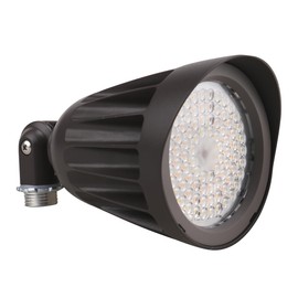 25W LED Bullet Flood Light,3375 Lumens 3CCT Switch & Knuckle Mount 120-277V Dimmable Commercial Outdoor IP65 LED Landscape, 40° Beam Angle, 25W/20W/13W Changeable with photocell UL&cUL Listed, 1 Pack