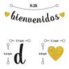 Maicaiffe Bienvenidos Banner - Spanish Welcome Theme Party Decor -
