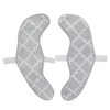 Kakiuchi Toilet Seat Cover, Gray, Length 15.9 x Width 5.1