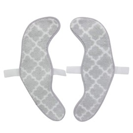 Kakiuchi Toilet Seat Cover, Gray, Length 15.9 x Width 5.1 inches (40.5 x 13 cm), Fluffy Rich, Moroccan Toilet Cover