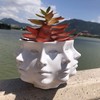Multi-Face Succulent Planter Vase Small Face Plante Head Face Vase