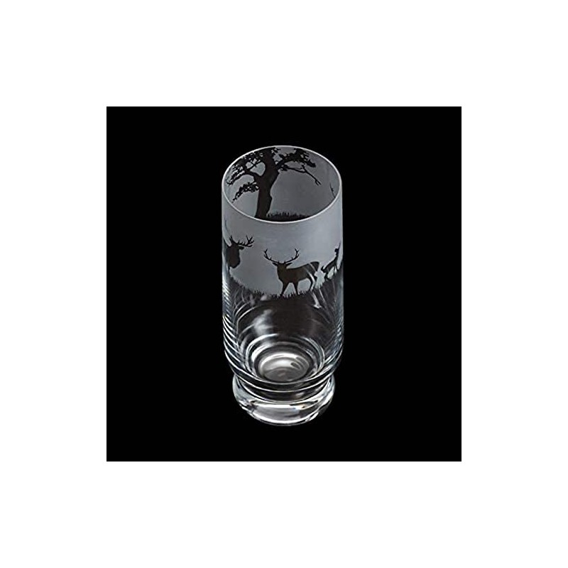 Dartington Crystal TU3407/6/STAG Aspect Highball Stag, 160 mm (H) 38