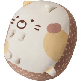 Marushin 6575010900 Sumikko Gurashi Mochi Mochi Mochi Cushion Marshmallow Smooth Character Cushion Cat Present Gift Birthday Goods