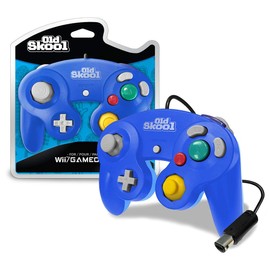 Old Skool GameCube/Wii Compatible Controller - Blue Special Edition