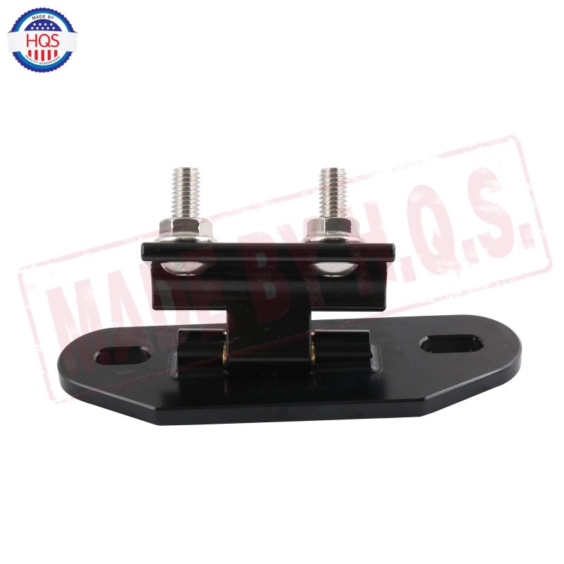 HQS Black Pair Billet Aluminum Rear Hatch Hinges For 1982-1992