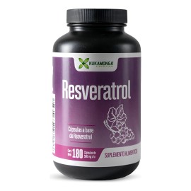 Resveratrol | Antioxidante | 180 Cápsulas | Polifenoles Sin Sabor