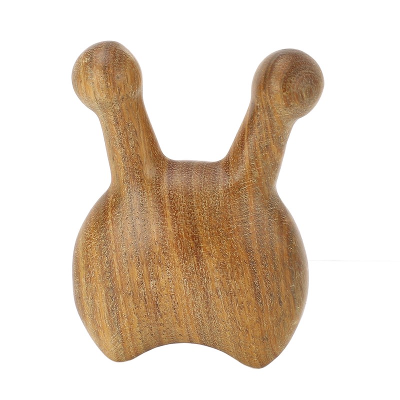 Massage Hair Comb Head Scalp Meridian Comb Y Shape Wooden