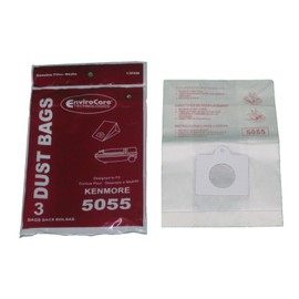 EnviroCare Replacement Vacuum Cleaner Dust Bags made to fit Kenmore 5055 50558 Type C Sears Canisters 50104. 50012, Panasonic C-5 MC-V150M C-19 MC-V295H 3 pack