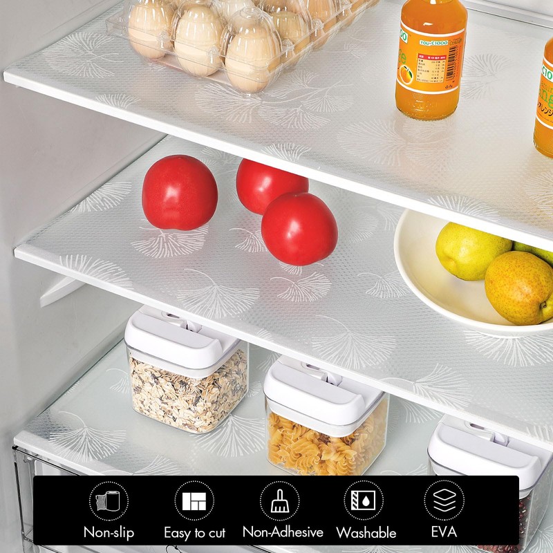 Cooyes Shelf Liner, Non Adhesive Drawer and Cabinet Liner, EVA