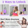 Pothunder Fingerprint Padlock, Smart Padlock, Locker Lock, Combination Fingerprint Lock