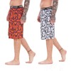 Norfolk and Way Mens Pack of 2 Lounge Shorts |