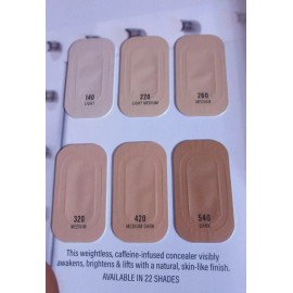 Makeup By Mario SURREALSKIN AWAKENING CONCEALER 6Shade 1xUSE Pull Up Sample Card