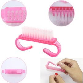 Set de 6 Cepillo para Limpiar Uñas, Cepillo para Limpieza de Uñas con Agarre de Mango Cómodo, Limpiador de Uñas de Mano, Manicure y Pedicure, Kit de Limpieza para Dedos de los Pies y Uñas
