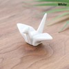 AIMALL Japanese Ceramic Chopstick Rest, Handmade Paper Crane Design Chopstick