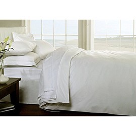 Hachette] SINGLE SIZE CREAM 100% EGYPTIAN COTTON FITTED SHEET IN 200 THREAD COUNT 200TC PLAIN