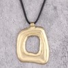 Jeniiahua Vintage Pendant Necklace Women Black Gold Gothic Boho Necklace