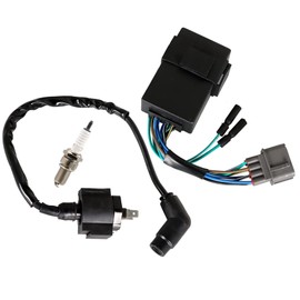 Silscvtt Ignition Coil Spark Plug CDI Replacement for Honda Rancher TRX350 2000 2001 2002 2003 2004 2005