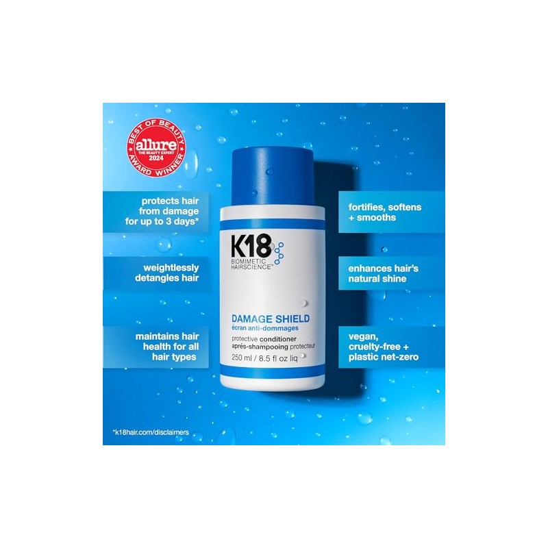 Damage Shield Protective Conditioner by K18 Hair for Unisex -