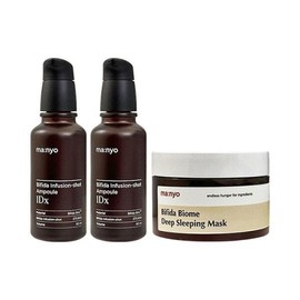 Manyo Factory Bifida Infusion Shot Ampoule 1Dx 50ml x2 + Deep Sleeping Mask 100mlM / 마녀공장 비피다 인퓨젼샷 앰플 1Dx 50ml x2 + 딥슬리핑 마스크 100mlM